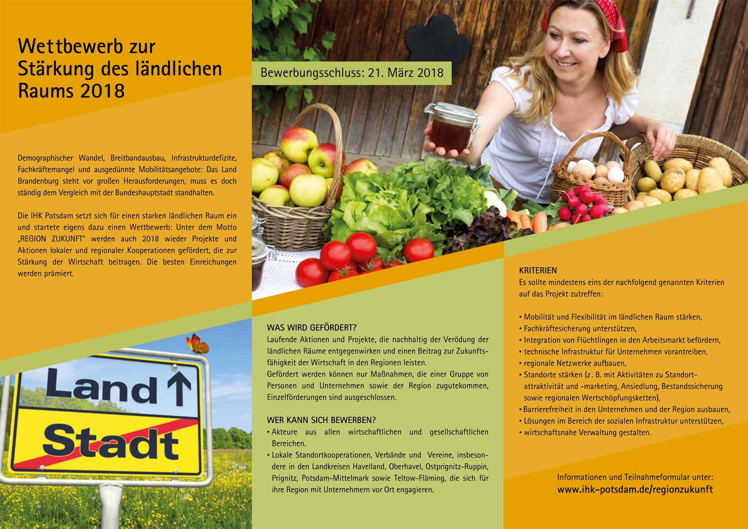 Wettbewerb Region Zukunft 2018 IHK Potsdam