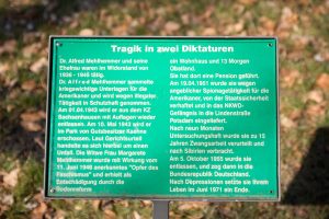 Erinnerung an Dr. Alfred Mehlhemmer