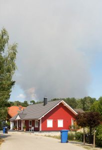 Waldbrand, Fichtenwalde, Feuerwehr