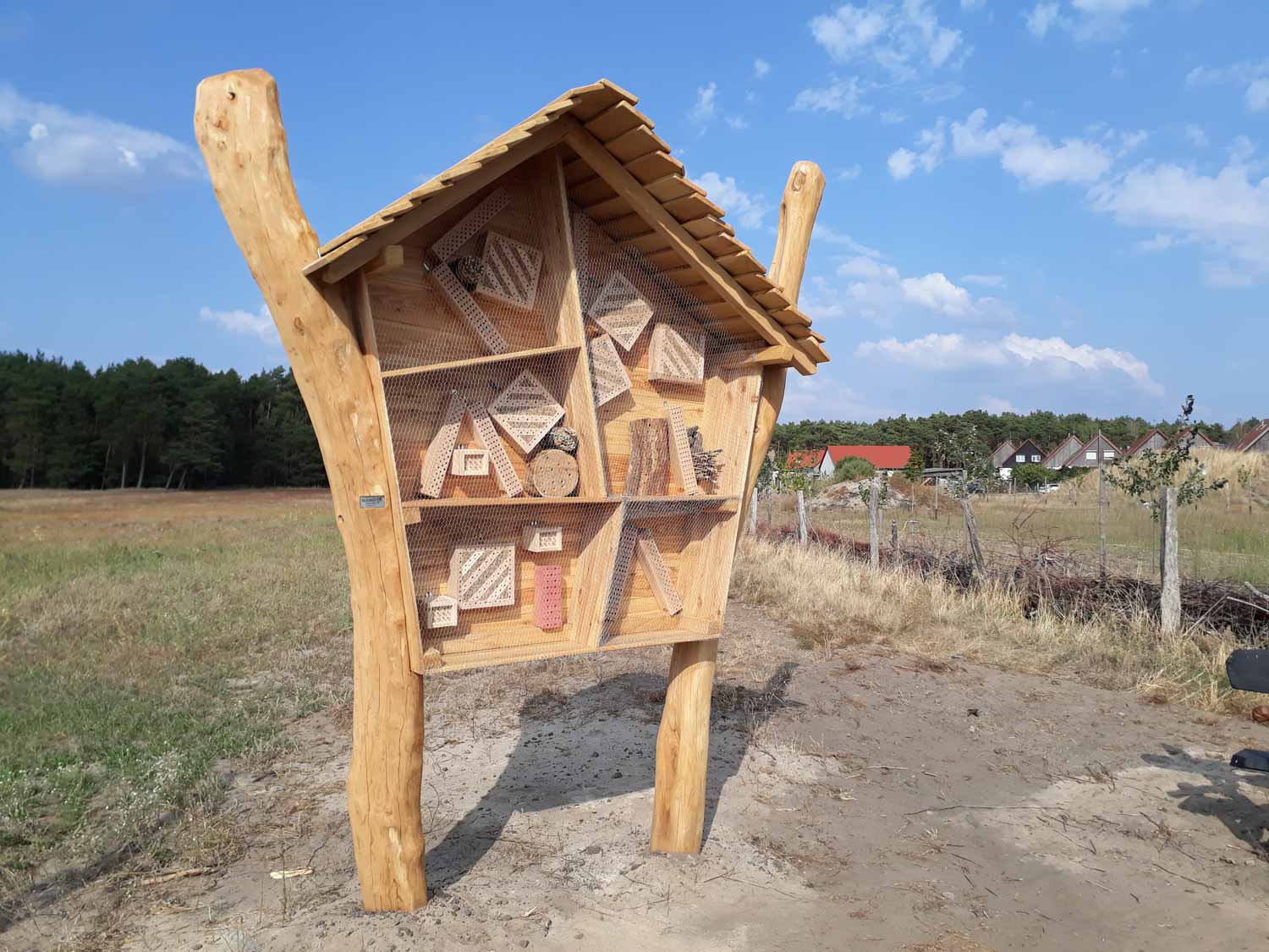 Blühstreifen Beelitz, Insektenhotel, Buchholu