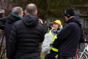 Fahrradkorso, Rose Mandler, Borkheide, Protest, gegen Windräder