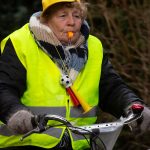 Fahrradkorso, Rose Mandler, Borkheide, Protest, gegen Windräder