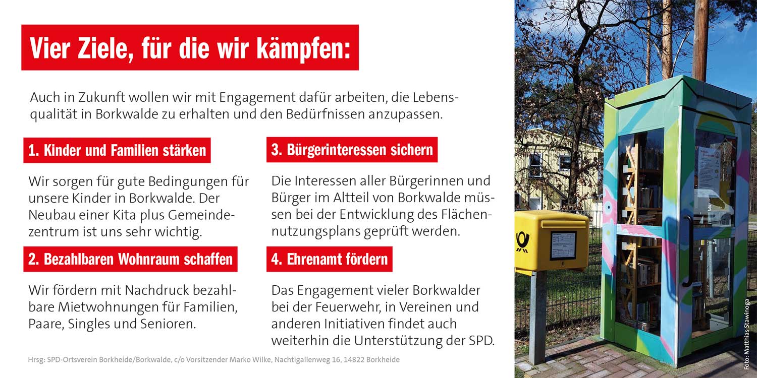 SPD Borkwalde, SPD, Borkwalde