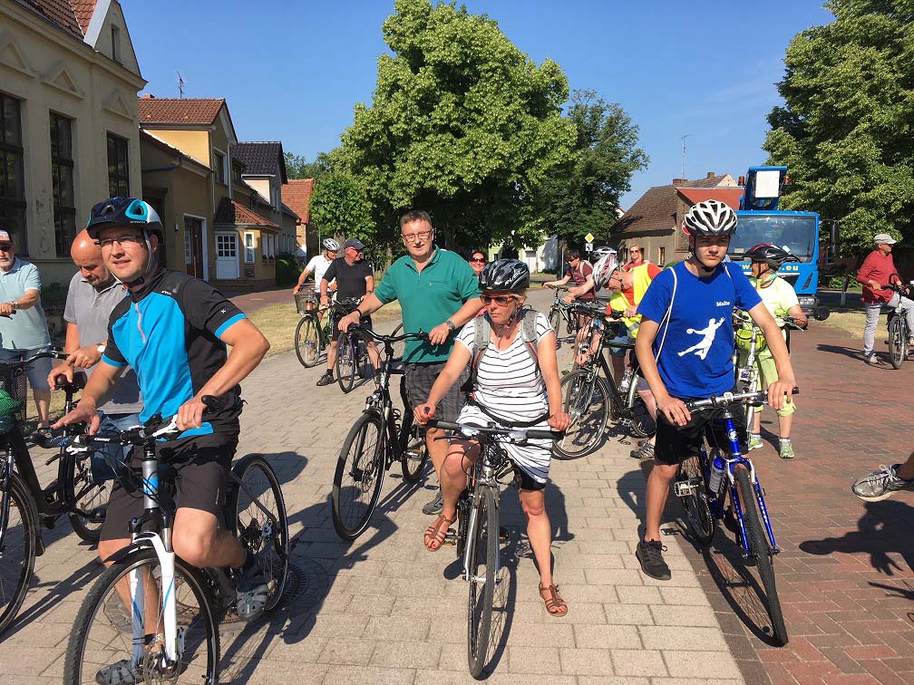 Radfahrer, Radfahren, Zauche, Brück, TZF