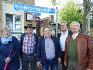 v.l.n.r.: Jutta Felgenträger, Bernd Schulz aus Gömnigk, Andreas Koska aus Cammer, Achim Liesecke, Lothar Koch