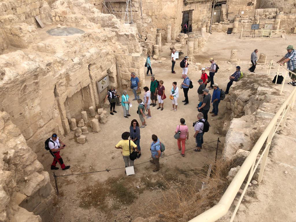 Gruppe im Herodium