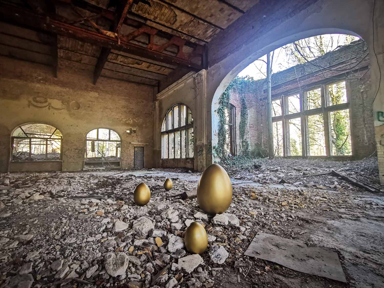 Baumkronenpfad, Baum&Zeit, Jagd nach dem goldenen Ei, Ostern, Corona, COVID-19