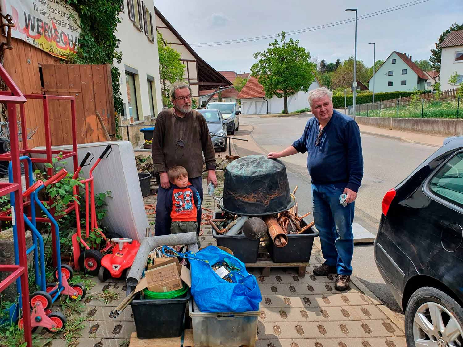 Schrott, Freidenstreck, Peter Glasbrenner, Friedbert Enders