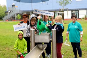 Brandenburger Bank, Schulcampu Lehnin, Lehnin, Wasserspiel