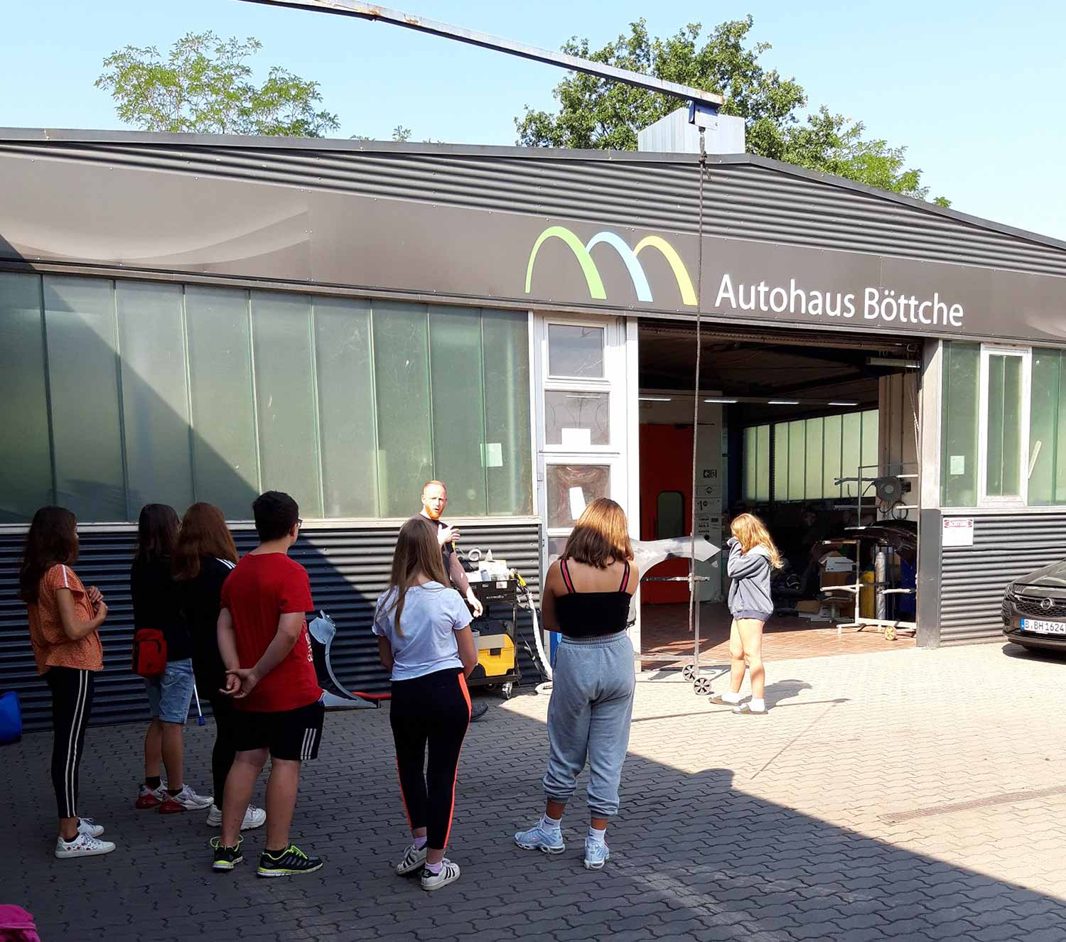 Oberschule Brück, Autohaus Böttche, Brück