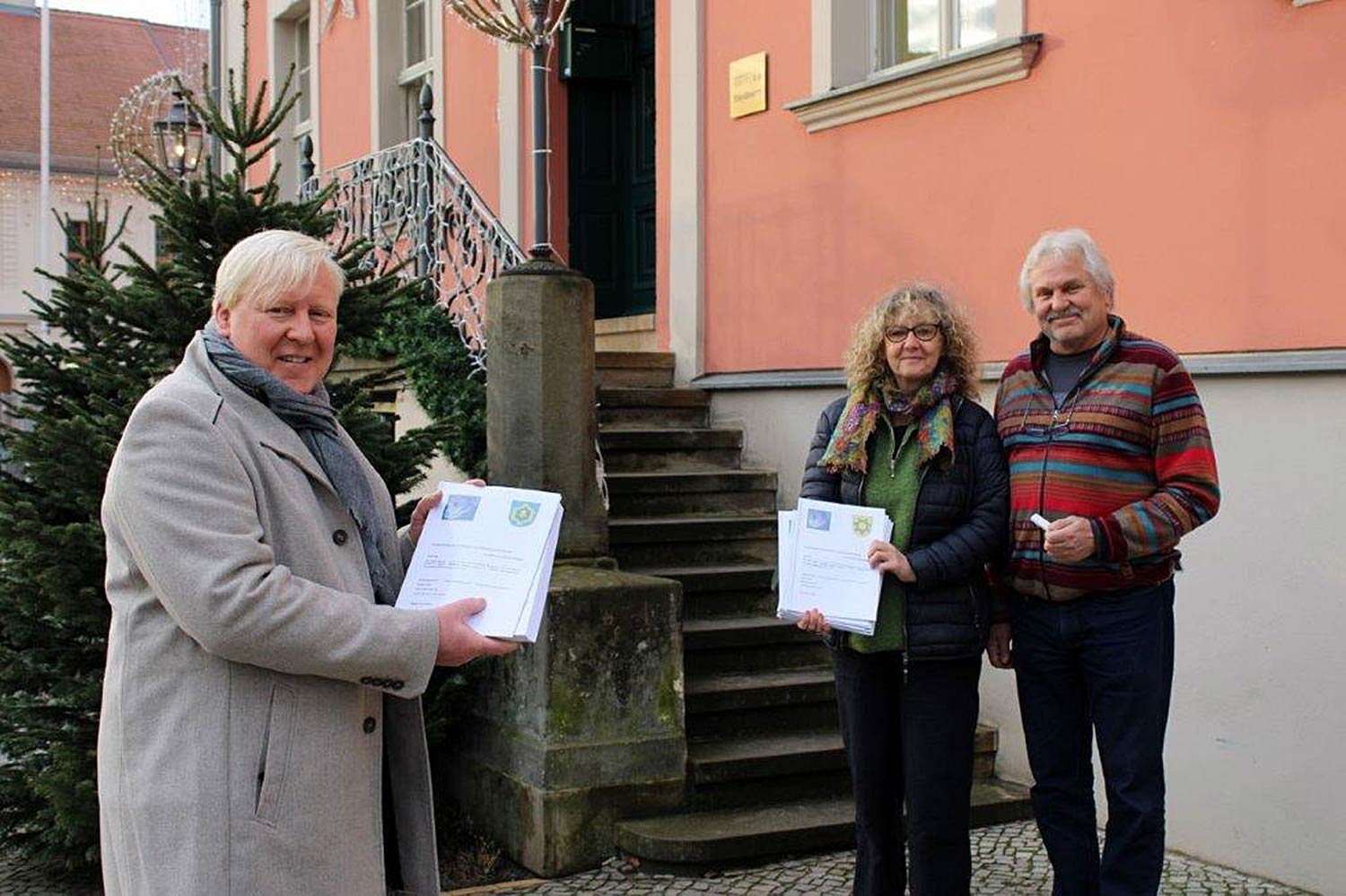 Bernhard Knuth, Kerstin und Lutz Pahl, Blühstreifenverein
