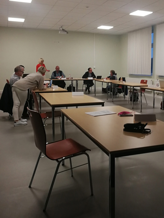 Erste Hybridsitzung der Gemeindevertreter in Golzow