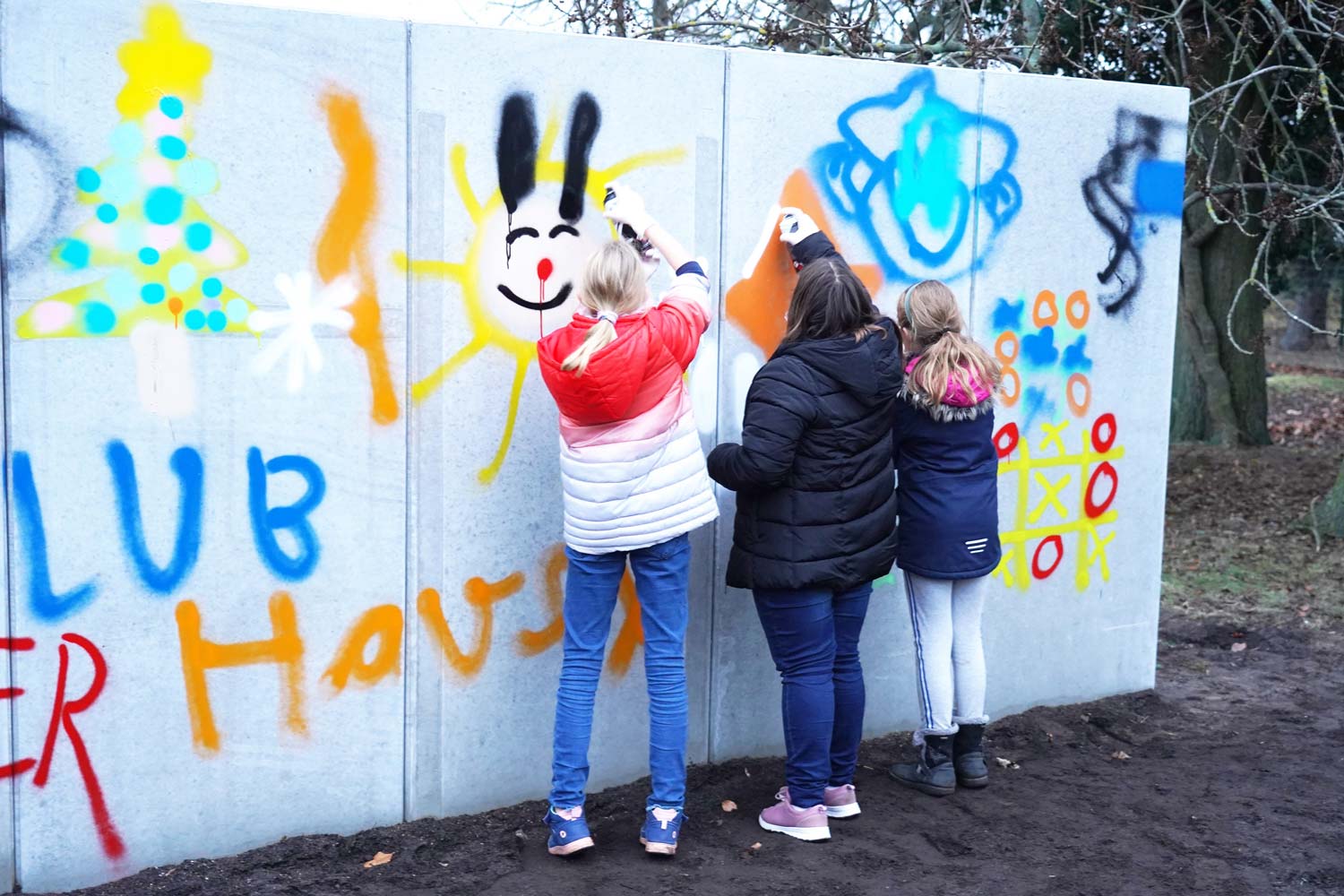 Werder, Graffitiwand, Karl-Hagemeister-Grundschule